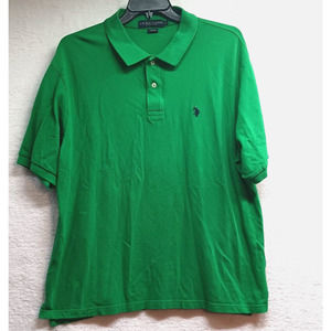 U.S. Polo Assn. Men's Short Sleeve Polo Green‎ Color Size 2XL